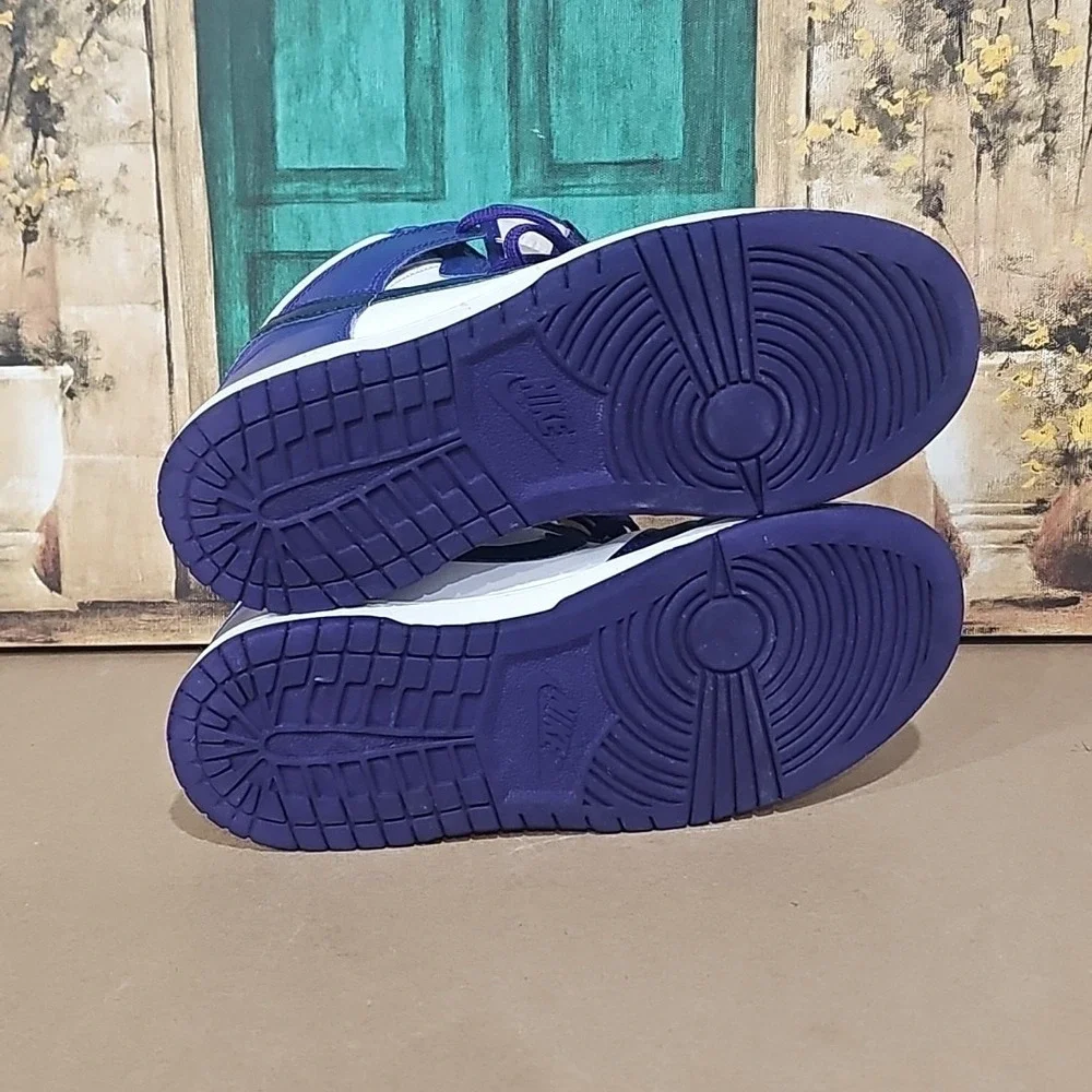 Nike Dunk Hi White/Midnight Navy DH9753-100 GS Size 3Y